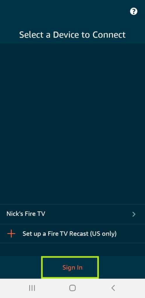 amazon fire tv remote app