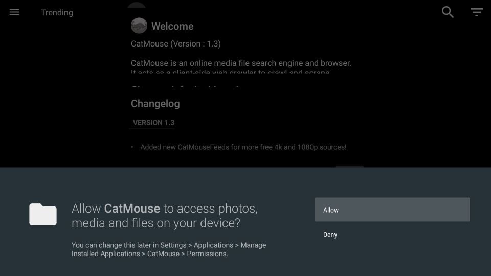 Download cat mouse apk on fire tv stick