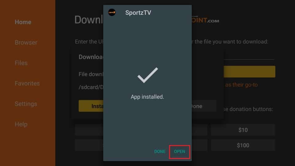 how to get sportz tv iptv on amazon Firestick