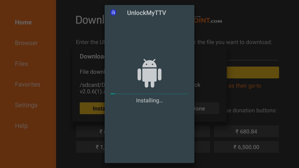 how to install UnlockMyTTV APK on Firestick