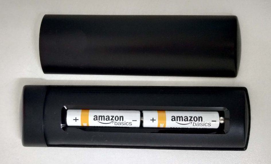 Amazon FireStick Remote Battery Placement 