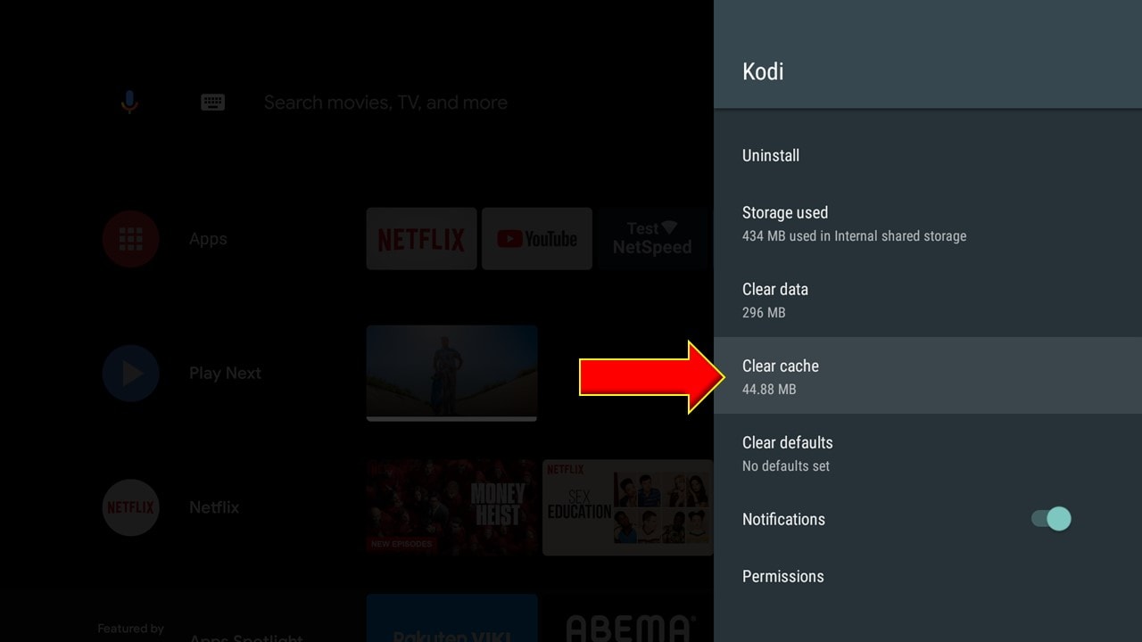 how to uninstall kodi from android box