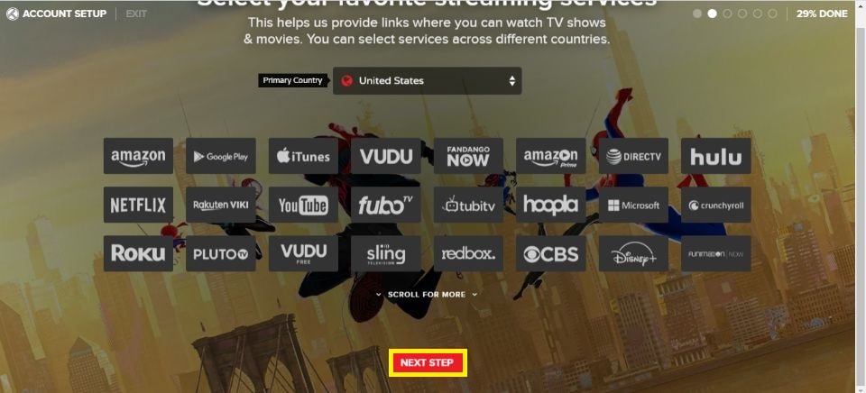 Choose your favorite streaming services