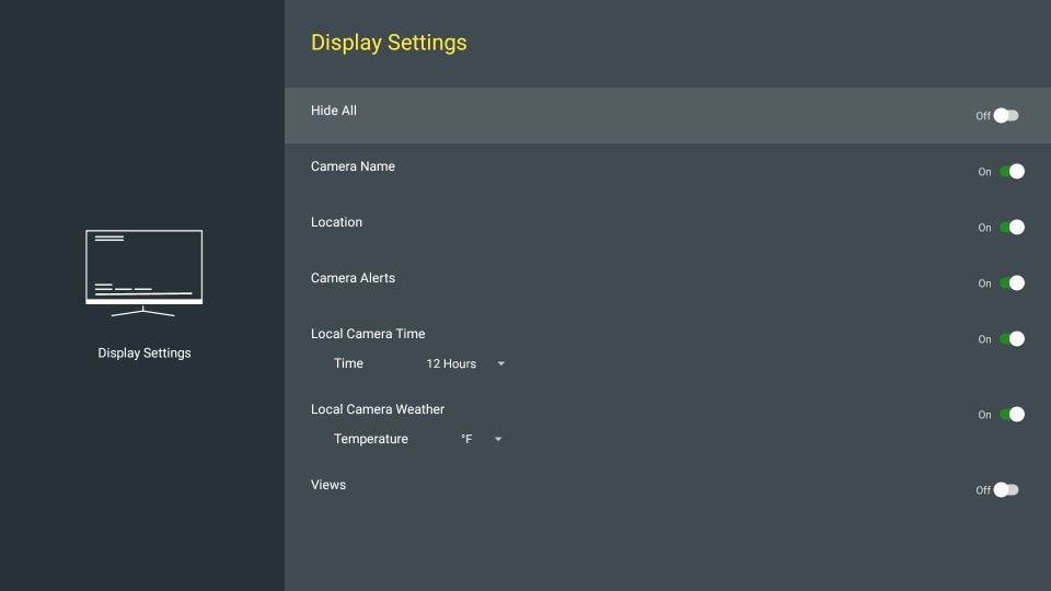 display settings 