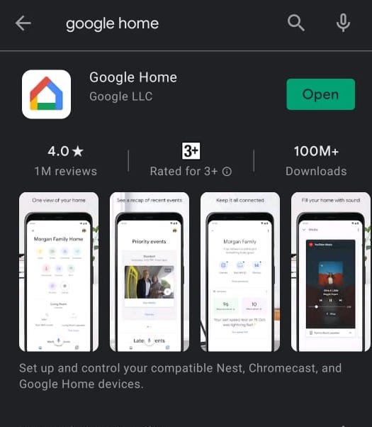 Google Home app will be presented