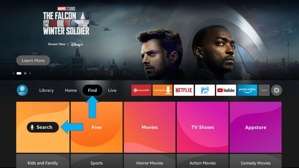 how to install aos tv on firestick