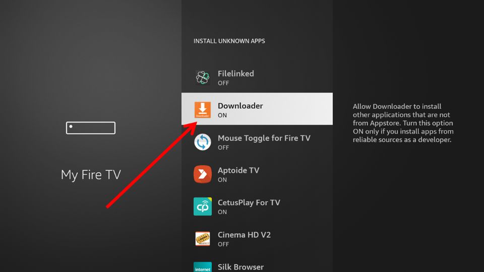 how to use unlinked firestick apk