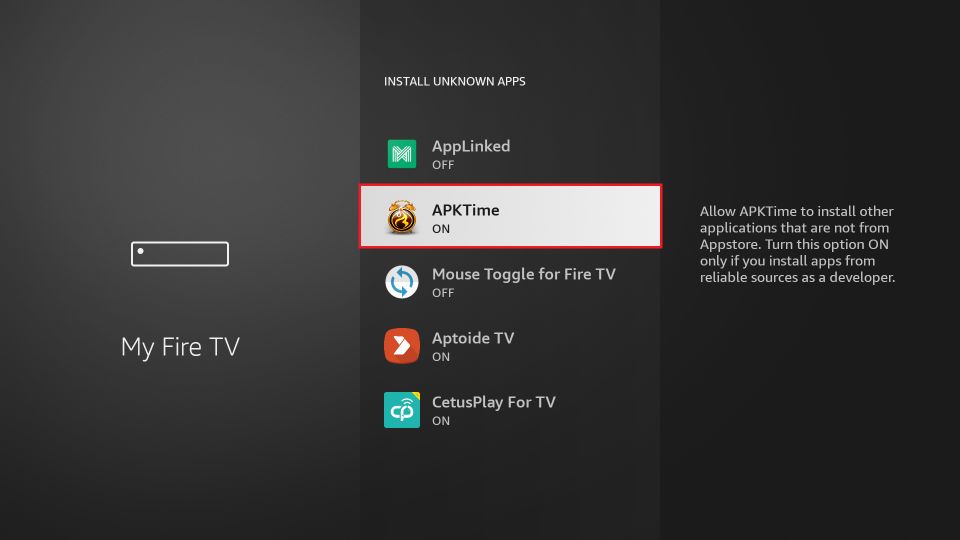 how to use apktime on firestick