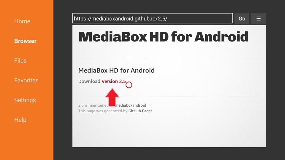 how to download mediabox hd on firestick